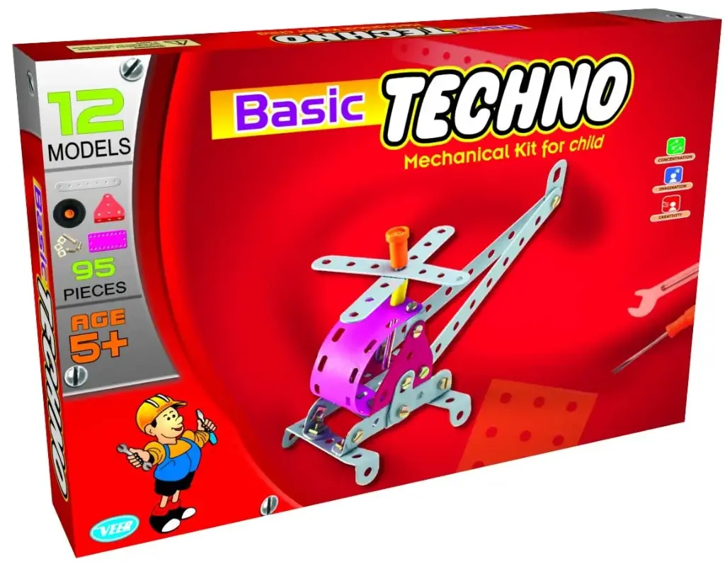 BASIC TECHNO - MECHANICAL KIT FOR CHILD - TOY