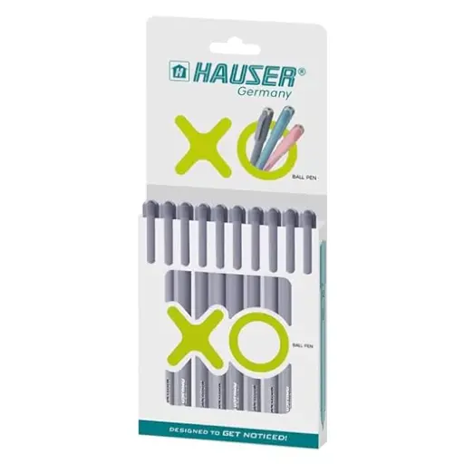 HAUSER XO BLACK BALL PEN PACK OF 10 N