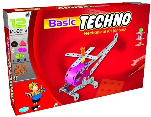 BASIC TECHNO - MECHANICAL KIT FOR CHILD - TOY